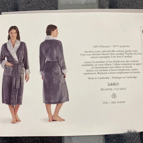 Plush Wrap Robe - Picture 3 of 3